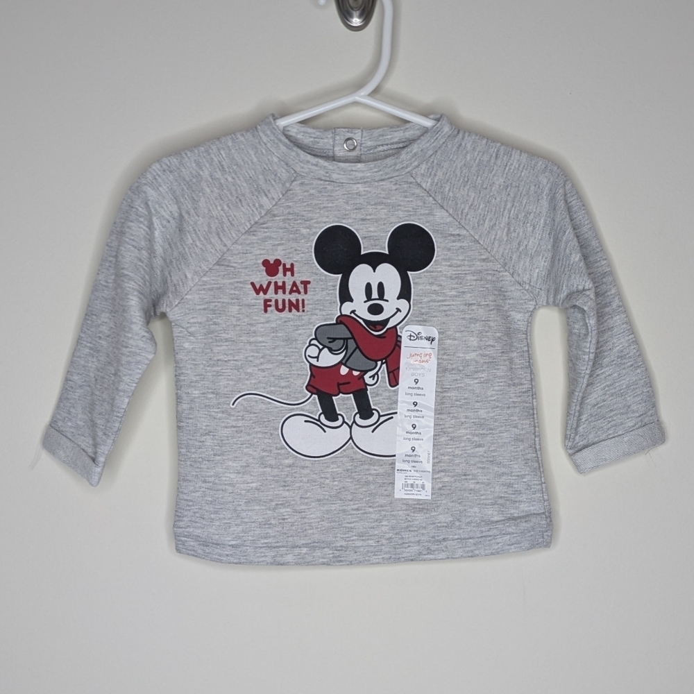 NWT Disney Jumping Beans Mickey Mouse Christmas 9m